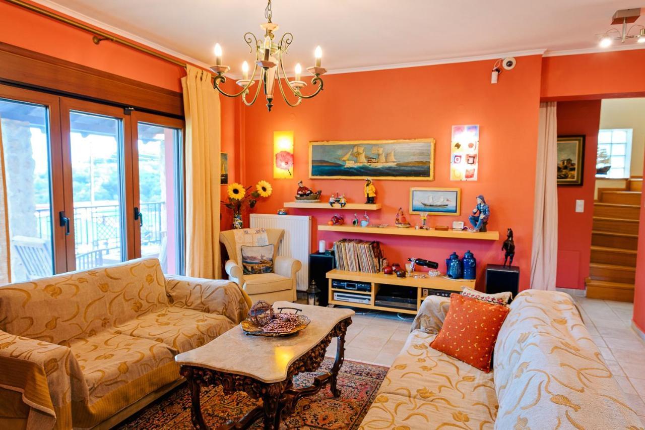 Villa Mariellie Nea Peramos  Ngoại thất bức ảnh